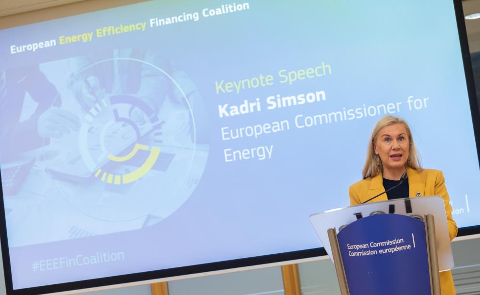 Participation of Kadri Simson, European Commissioner, to the European Energy Efficiency Financing Coalition Launching Event 'cooperating towards upscaling energy efficiency investments'