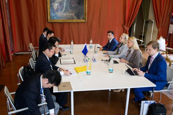 Visit of Kadri Simson, Virginijus Sinkevičius and Wopke Hoekstra, European Commissioners, to Italy