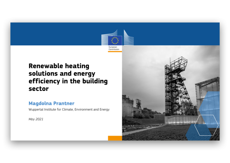 Renewable heating solutions and energy efficiency in the building sector - Karlovy Vary