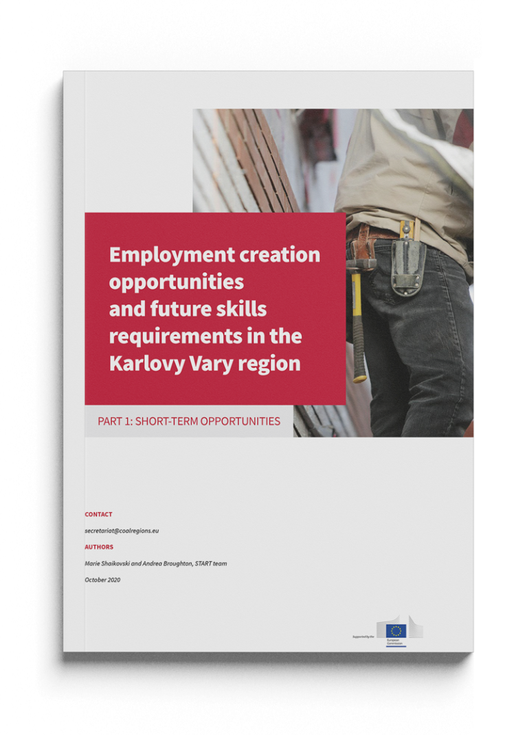 Employment creation opportunities and future skills requirements in the Karlovy Vary region - Part I: short-term opportunities
