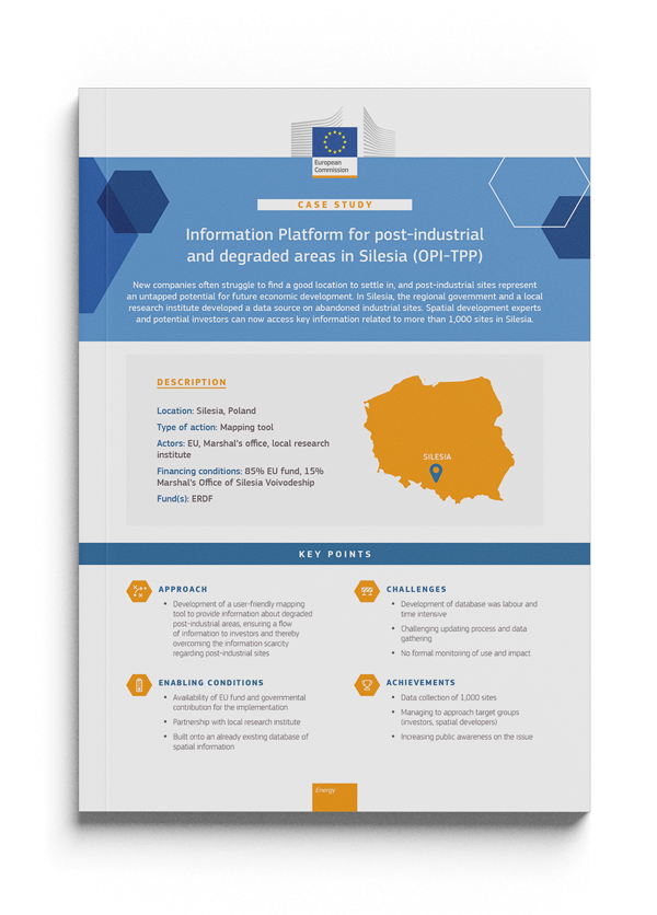 Information Platform for post-industrial and degraded areas in Silesia (OPI-TPP)