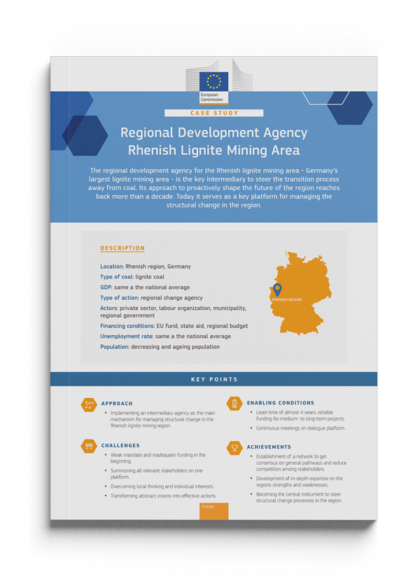 Regional Development Agency Rhenish Lignite Mining Area - Case study